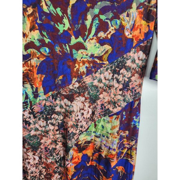 Soft Surroundings Women's Sz. S Estelle Multi Tropical Maxi Dress - Picture 6 of 7